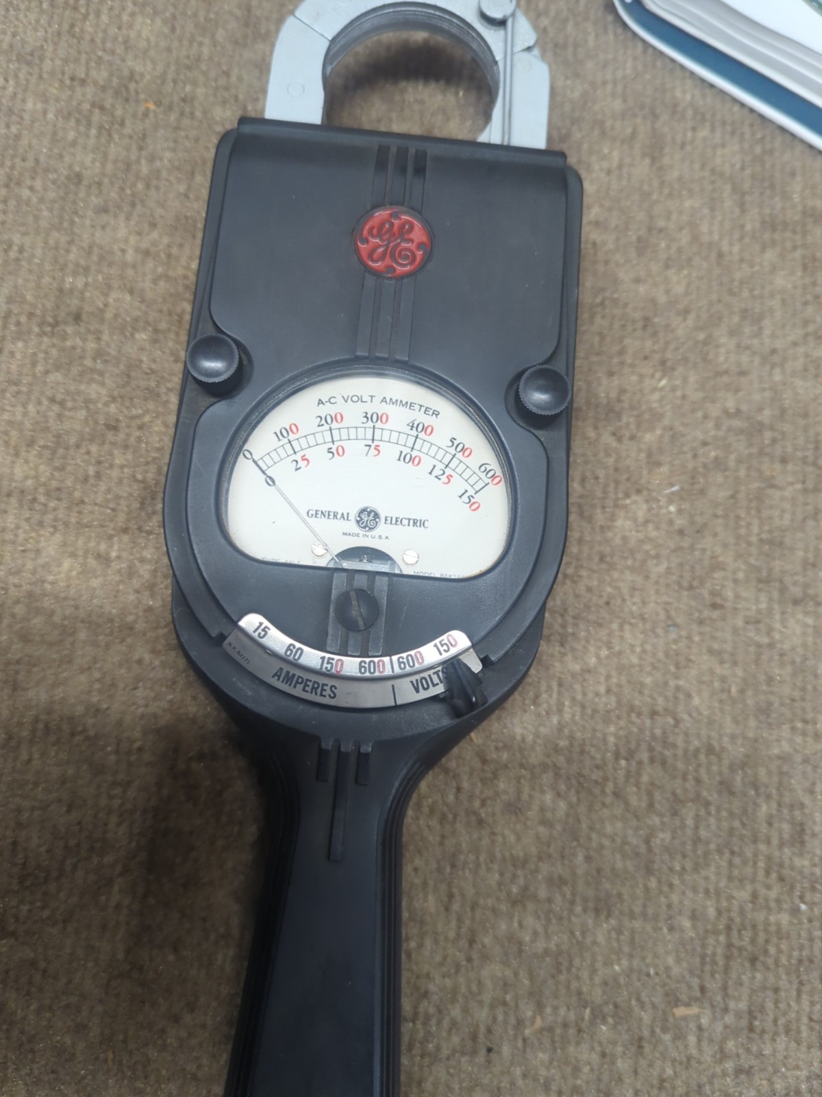 Vintage GE Volt Amp Meter