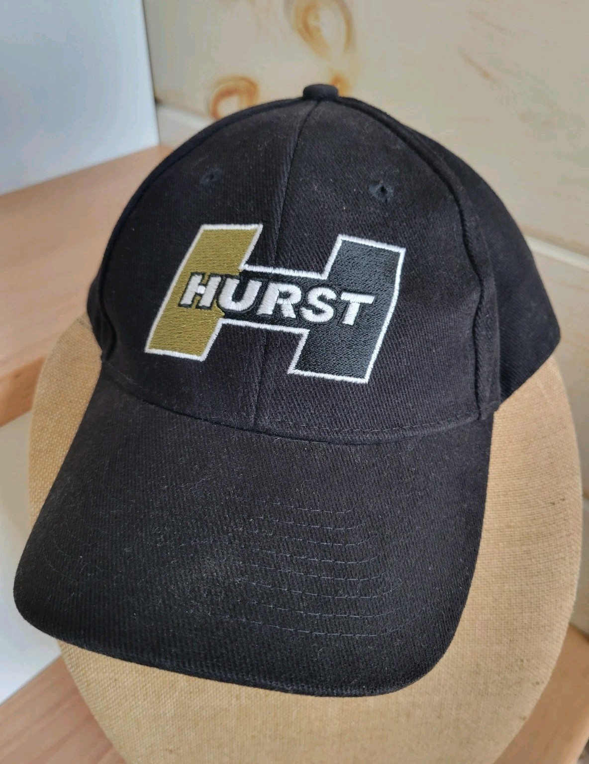 Hurst Preformance Products Adjustable Embroidered Emblem Black Hat
