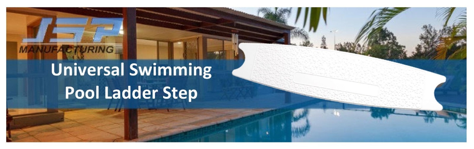 6) Hydrotools 87901 Swimming Pool Molded Plastic Replacement Ladder Rung Steps