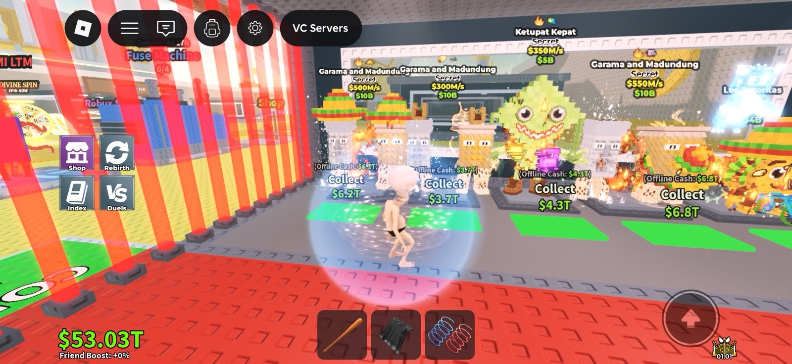VC Servers Game Item Asset Secret Galaxy Divine Offline Cash Friend Boost