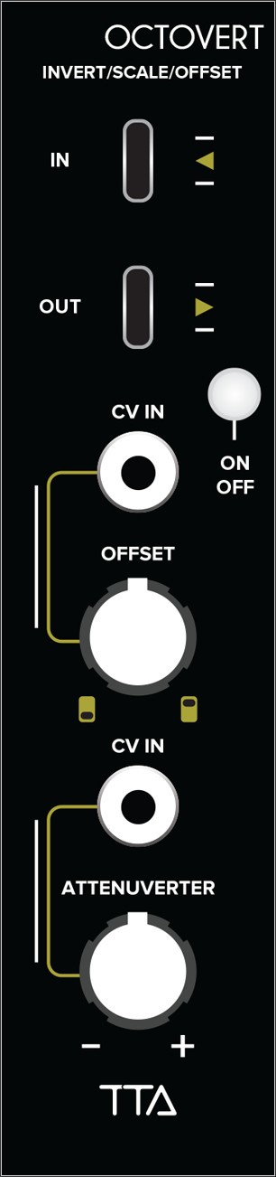 Tiptop Audio Octovert CV Processor Eurorack Synth Module, Black