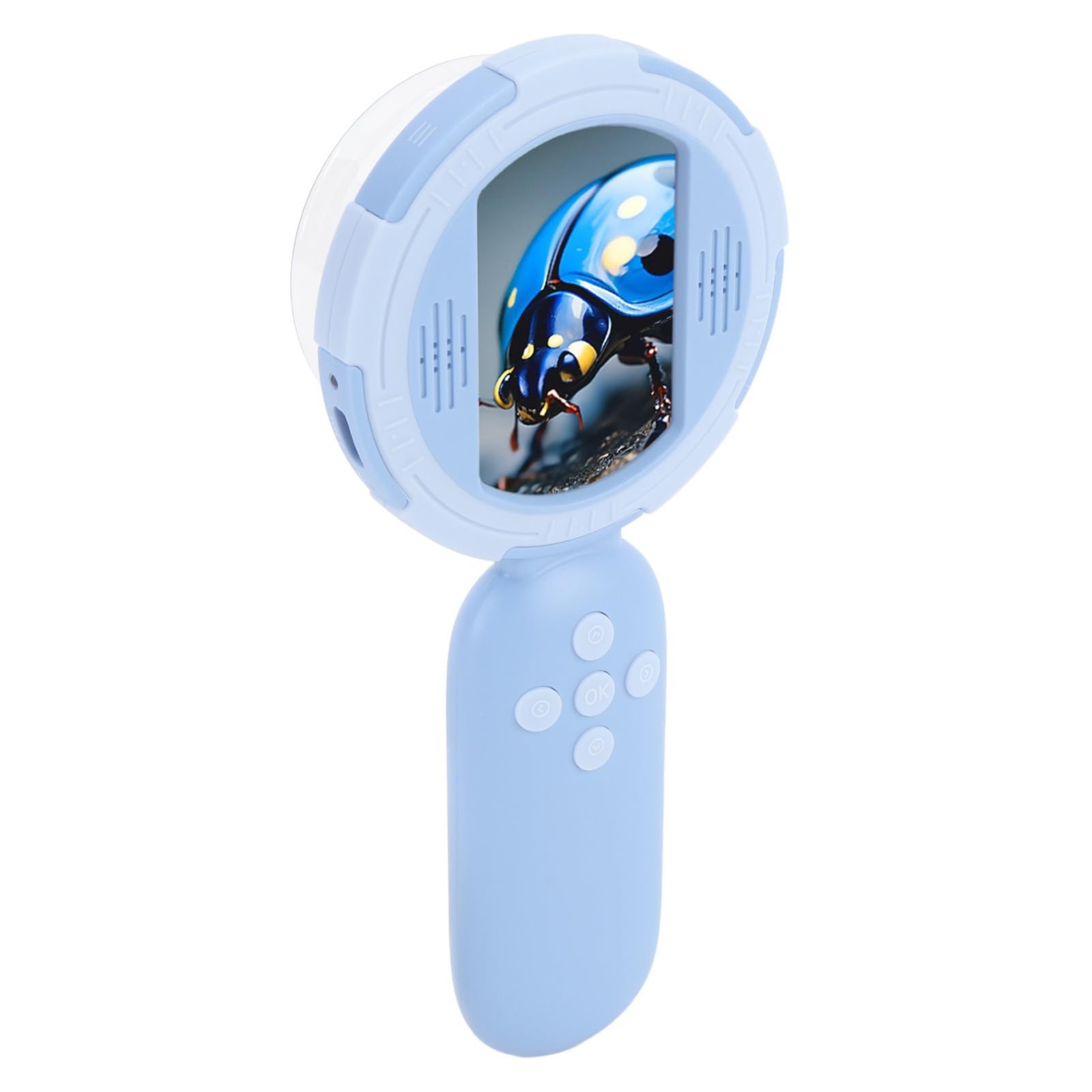 Small Portable Digital Microscope with 2 Inch IPS HD Screen 1MP Pixels 4X...