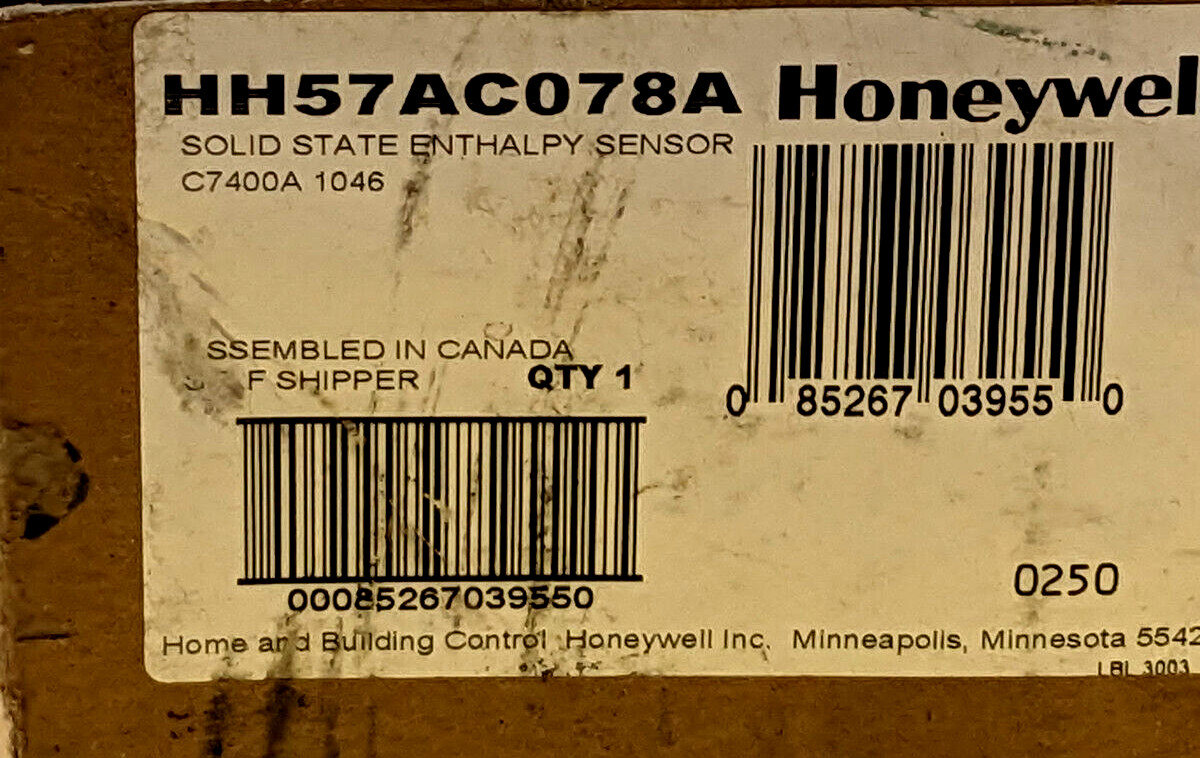 HONEYWELL HH57AC078A SOLID STATE ENTHALPY SENSOR