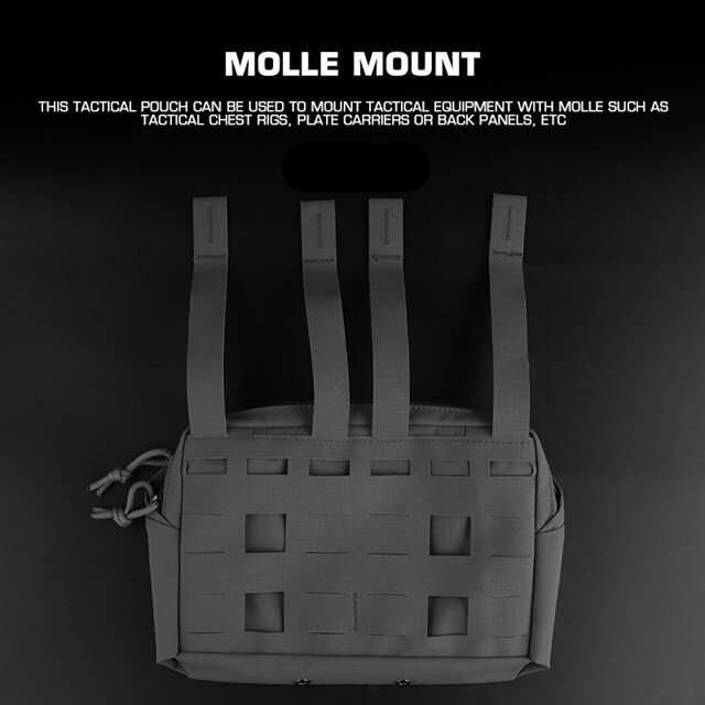 Wosport Tactical GP Pouch MOLLE Multi-Purpose Vest Armored Universal Pouch Camo