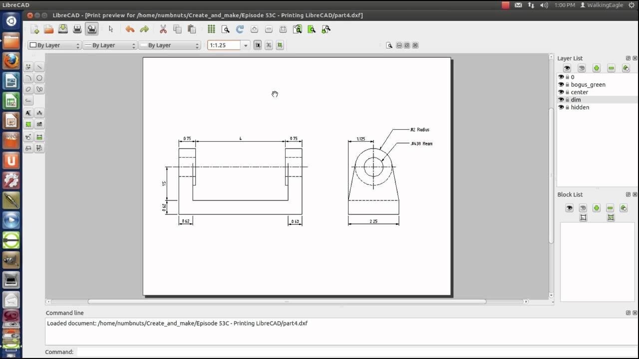 Libre Cad - 2D CAD Computer Aided Design Software Package for MAC on CD-ROM