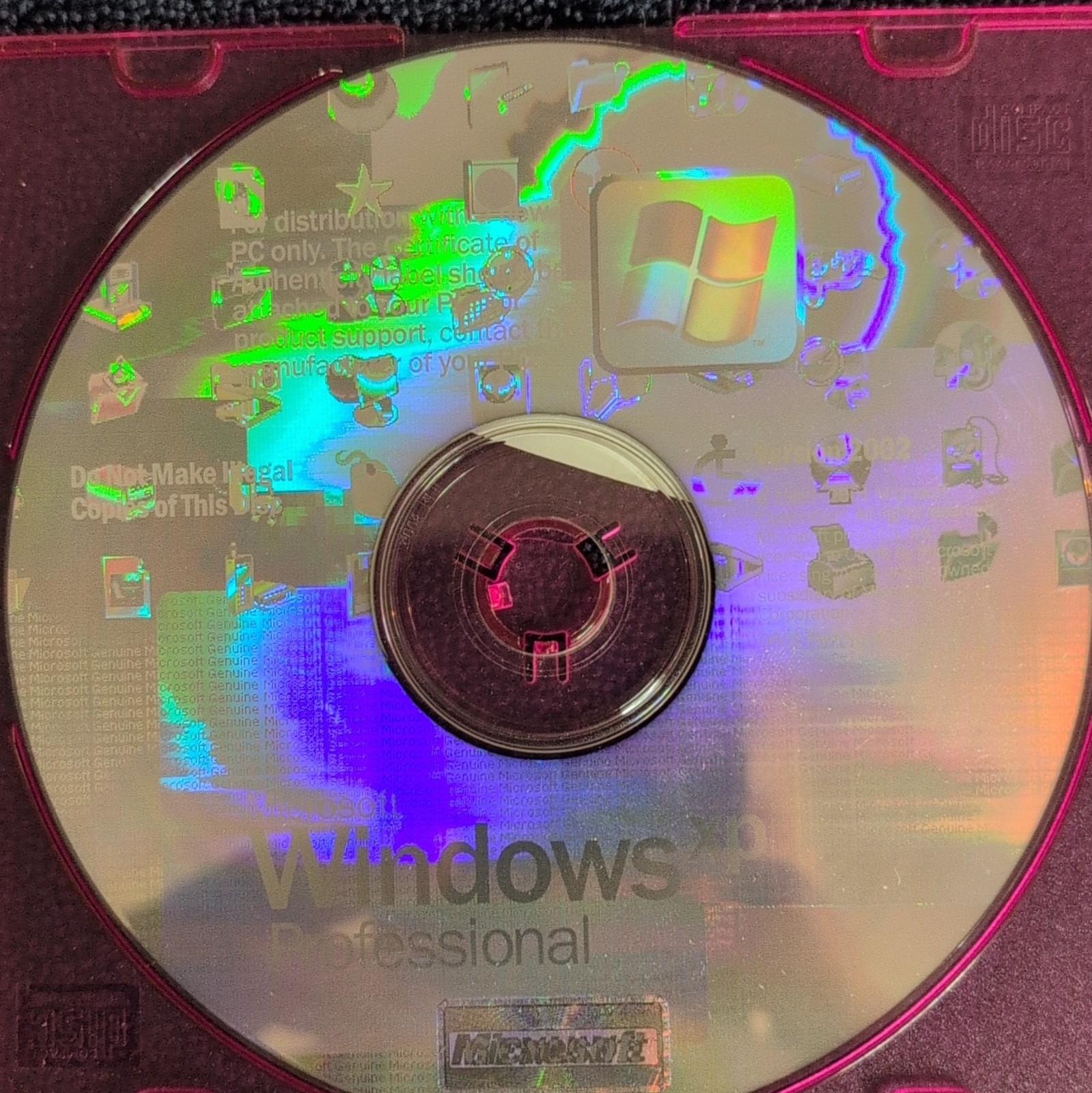 Microsoft Windows XP Professional CD English Retail License  X10-59871 W/KEY