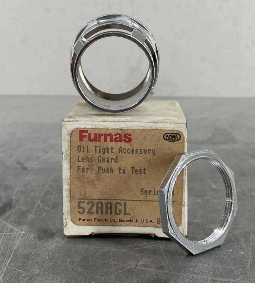 FURNAS 52AAGL OIL TIGHT ACCESSORY LENS GUARD FOR PUSH TO TEST SERIES B NEW