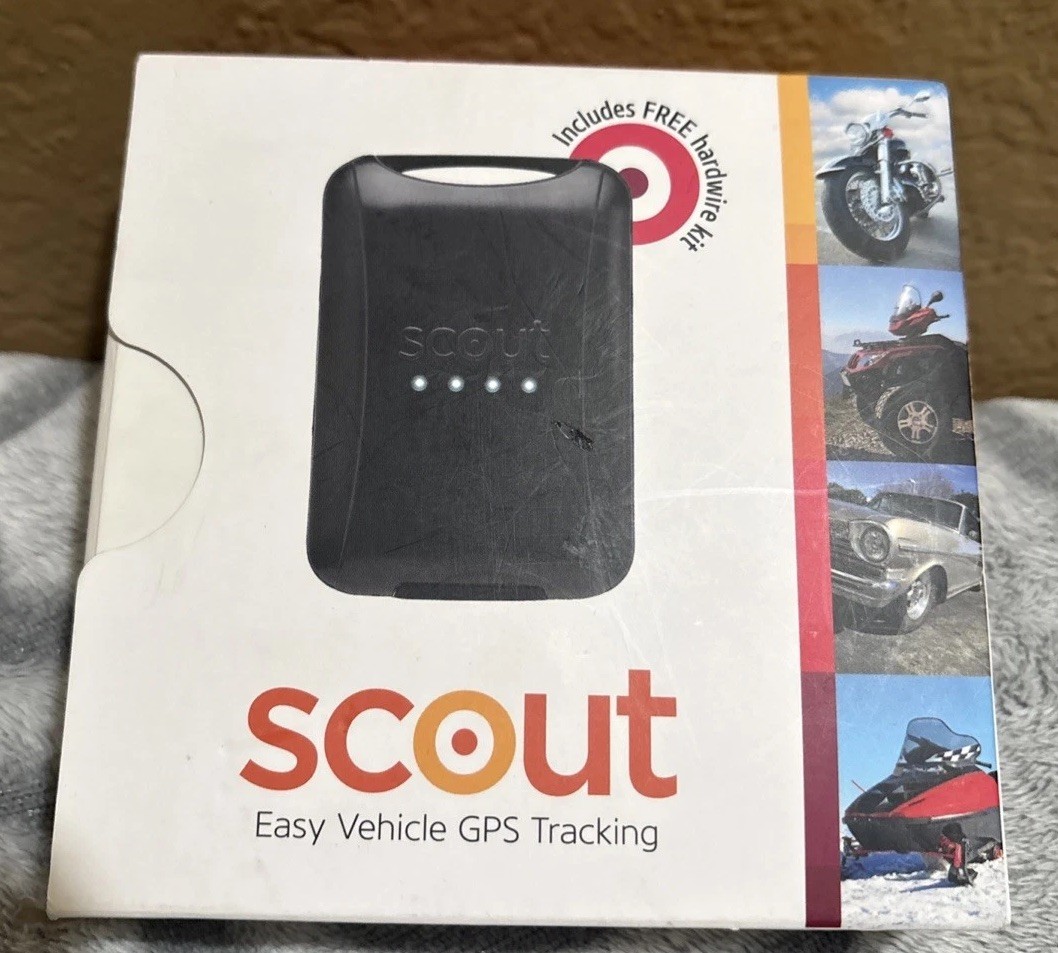 SCOUT GPS Tracker V/5.3 Black M/ATV car truck boat RV tracker