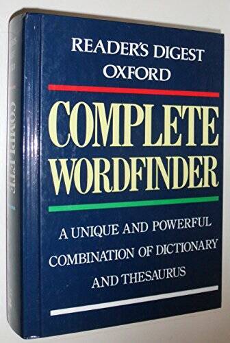 Reader's Digest Oxford Complete Wordfinder - Hardcover - GOOD