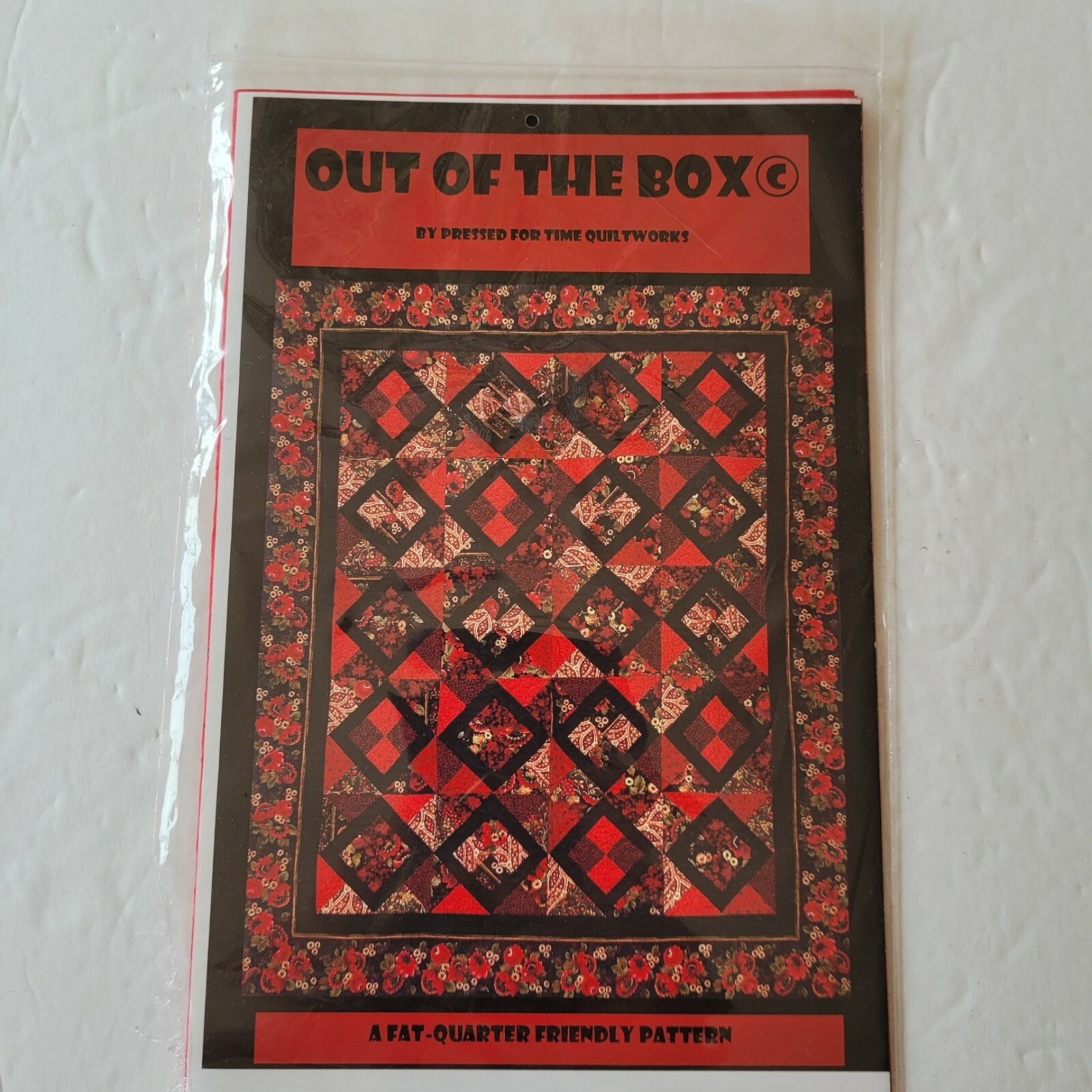 Out Of The Box Quilt Pattern Pressed For Time Quiltworks Fat Quarter Friendly
