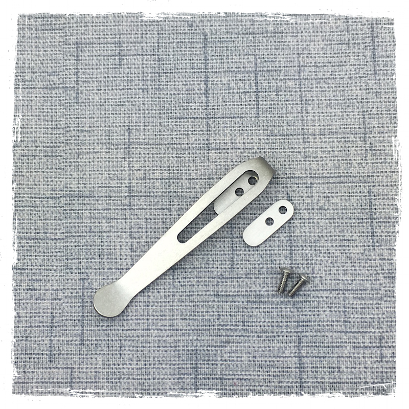 Custom Made Titanium Deep Carry Clip for ZT0393 Zero Tolerance 0393