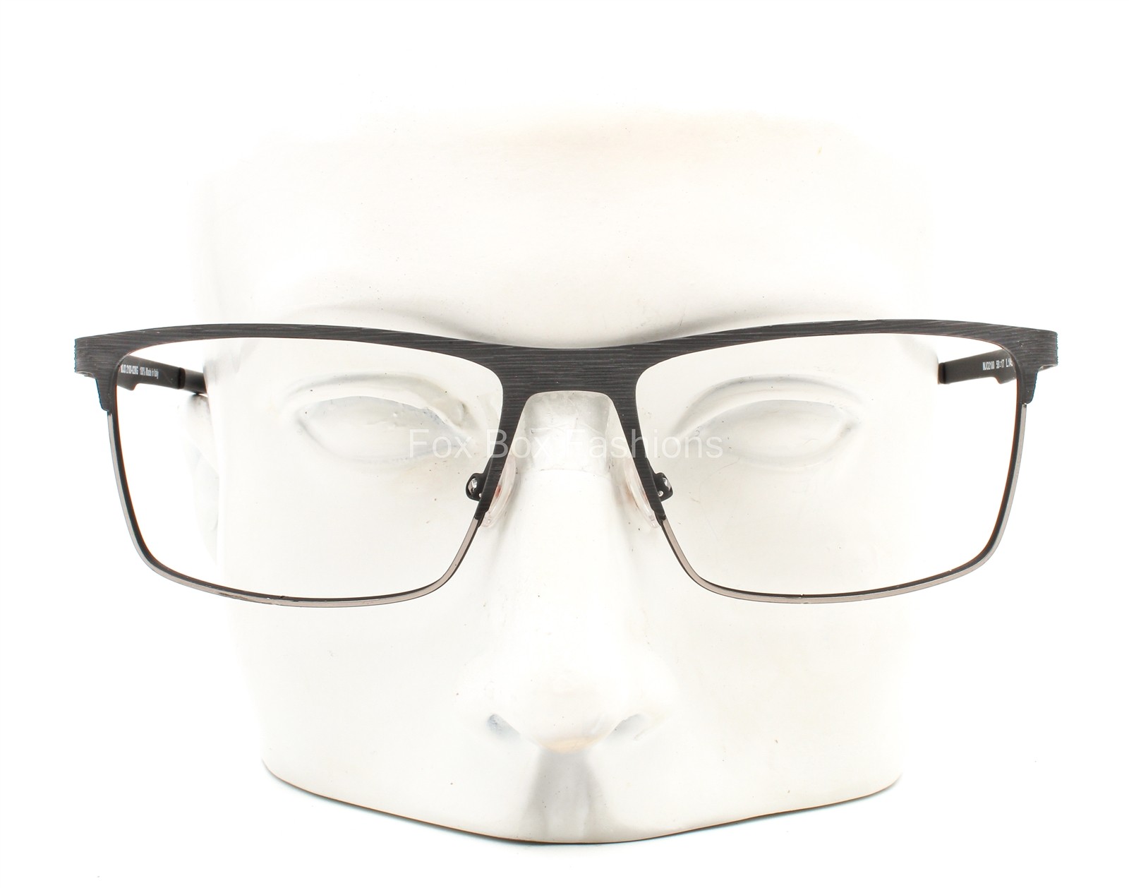 Maui Jim MJO 2100-02MG Eyeglasses Glasses Black Texture 58-17-145 (Large)