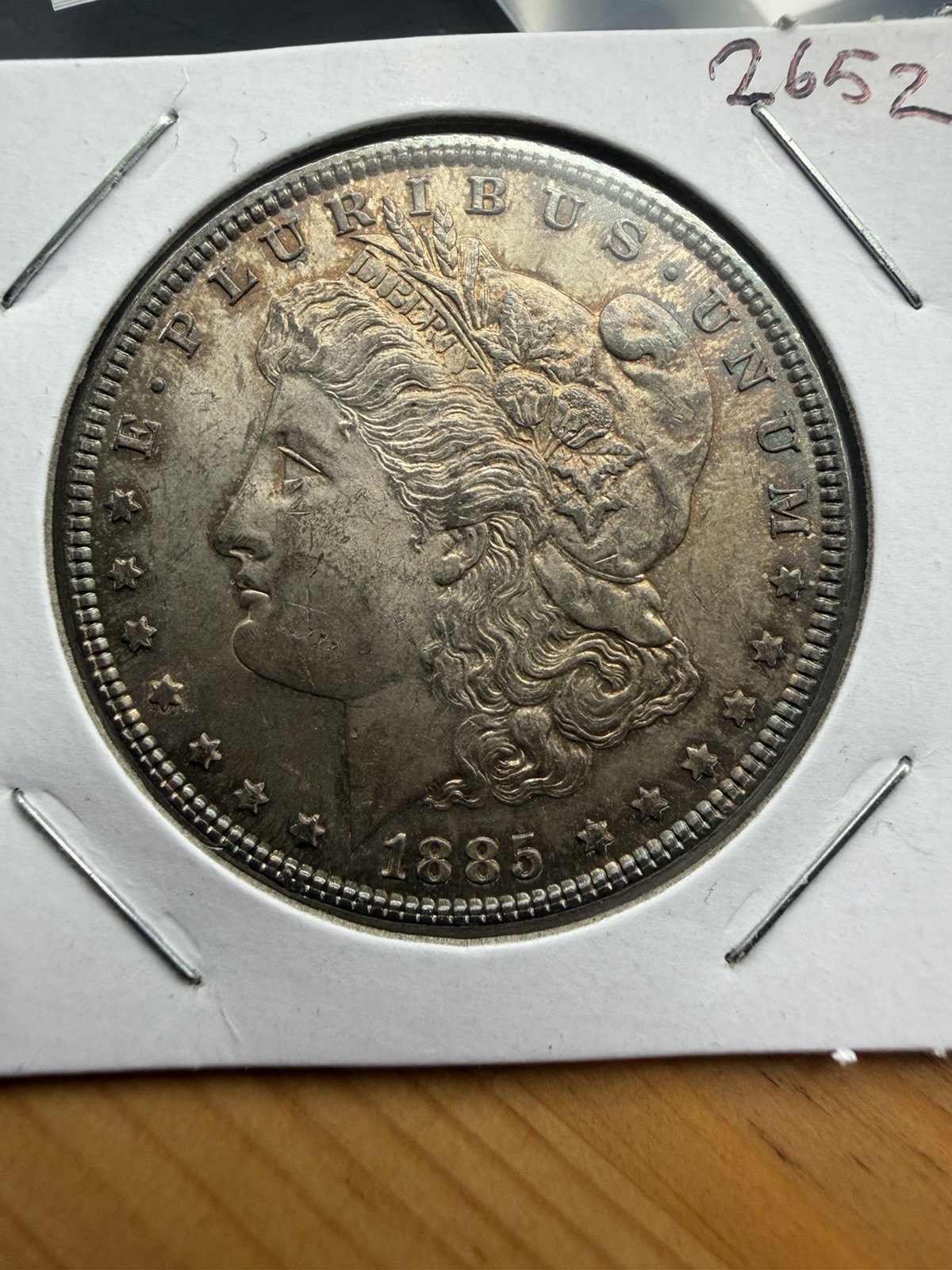 1885 Morgan Dollar - BU - Toned - As Shown! (#2652)