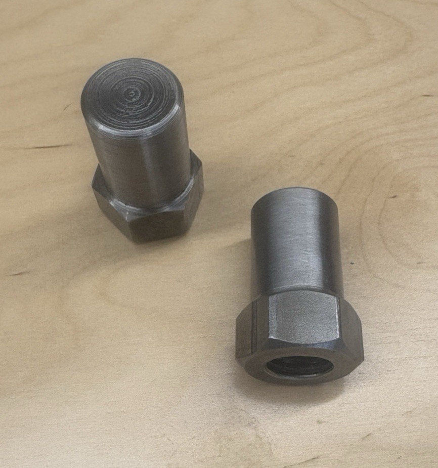 Swivel Base Lock Down Nuts - 5/8-11 Thread with 1" Hex (No Handle Bars)