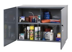 Durham 338-95, 12" Deep Utility Cabinet with 4 Sections, 33.75" x 12" x 23.86"