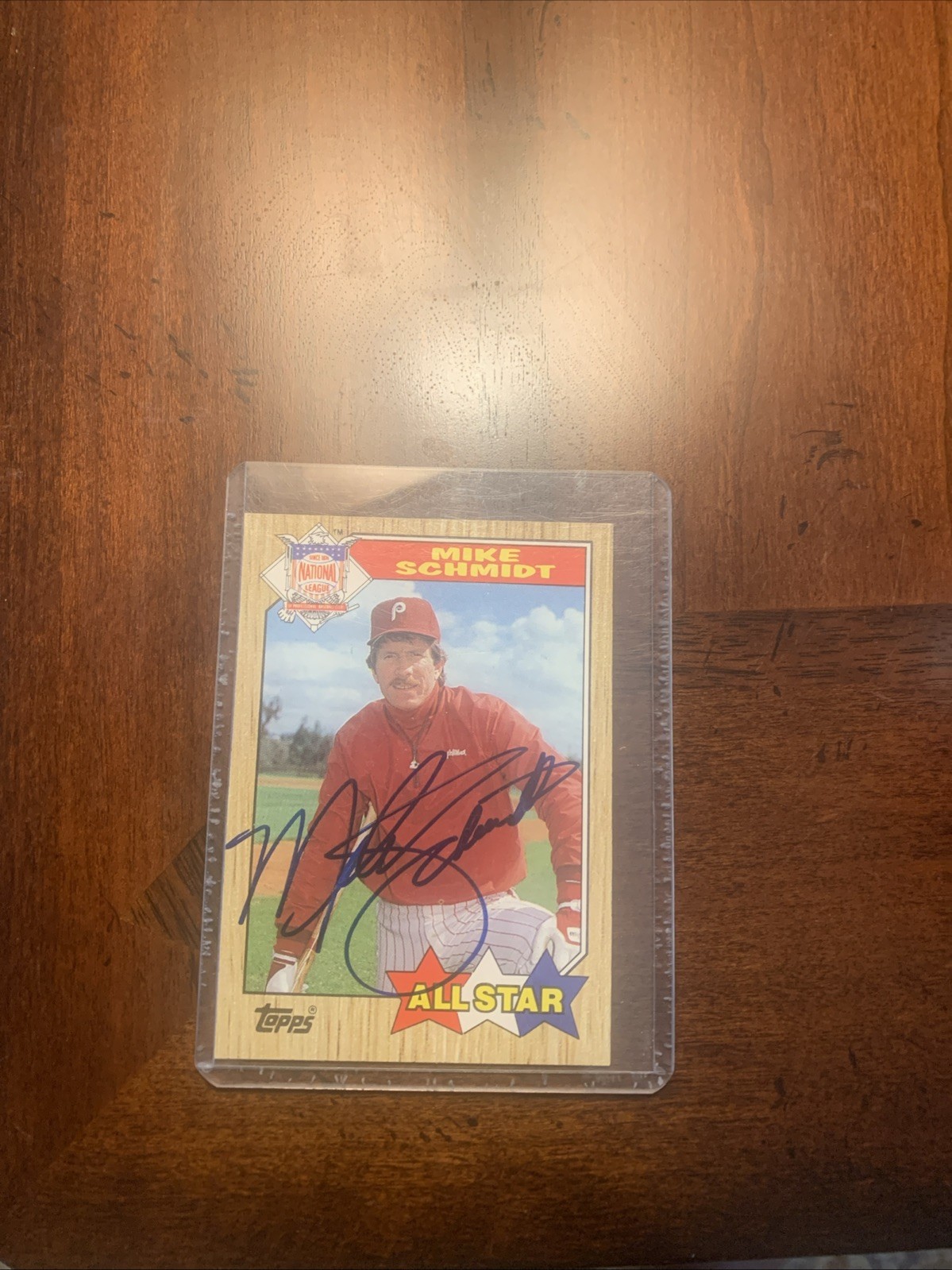 Mike Schmidt Signed Baseball Card