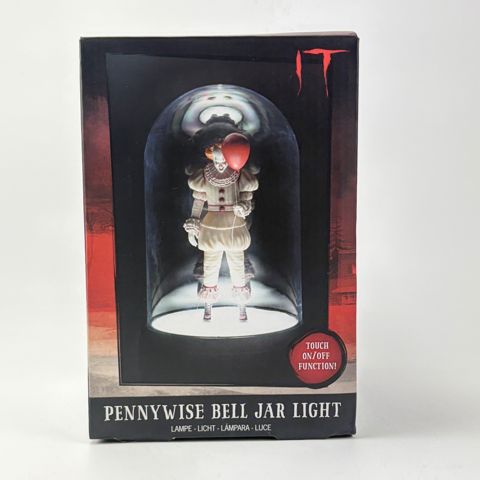 IT Movie Pennywise Bell Jar Light Paladone Horror Collectible Touch On Off