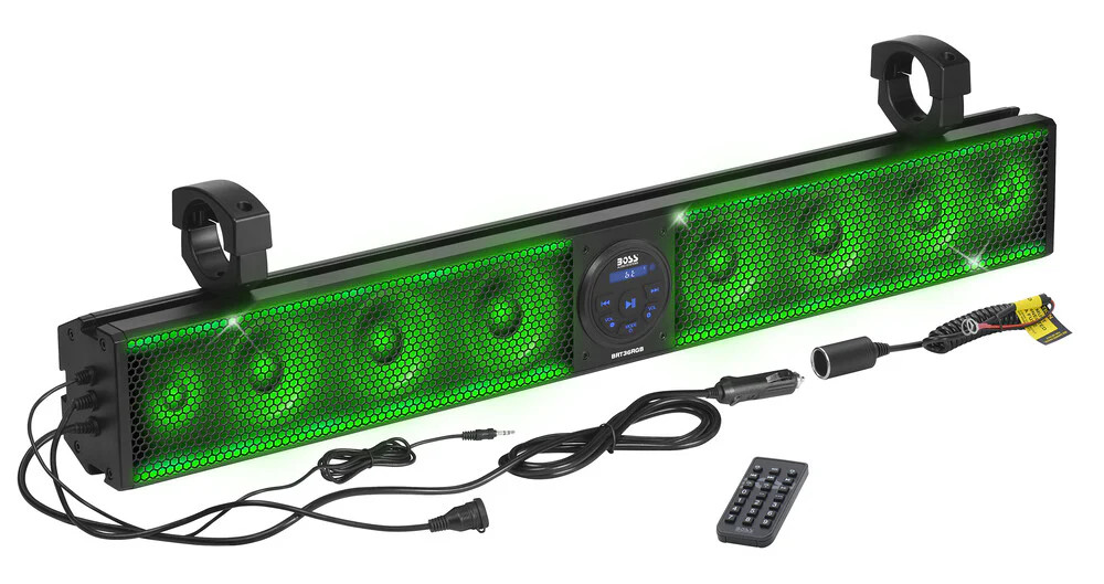 Boss Audio 63-8312 BRT36RGB 36" RIOT SOUND BAR WITH RGB 8 SPEAKERS FITS