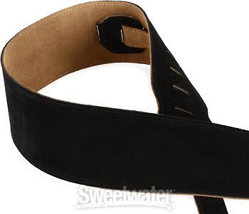 Levy's MS4 Suede Bass Strap - Black