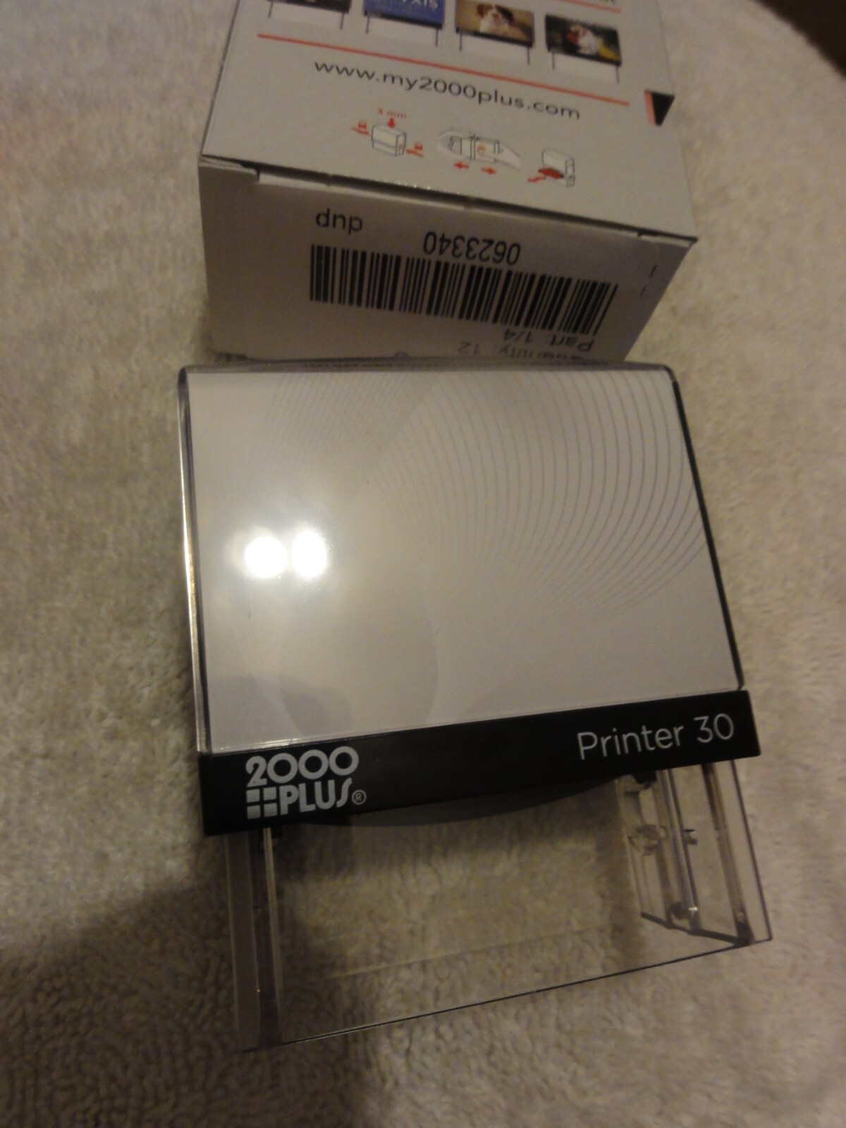 Lot - 4 -2000 Plus Printer 30 Self-Inking Printer Impression 3/4" x 1 7/8' NEW