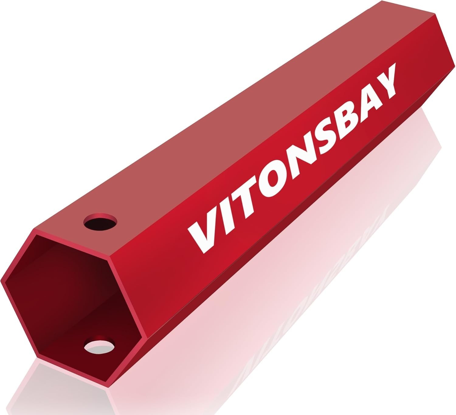 Aluminium Axle Nut Cover Reach Installation Tool,33mm Lug Nut Aluminum Red