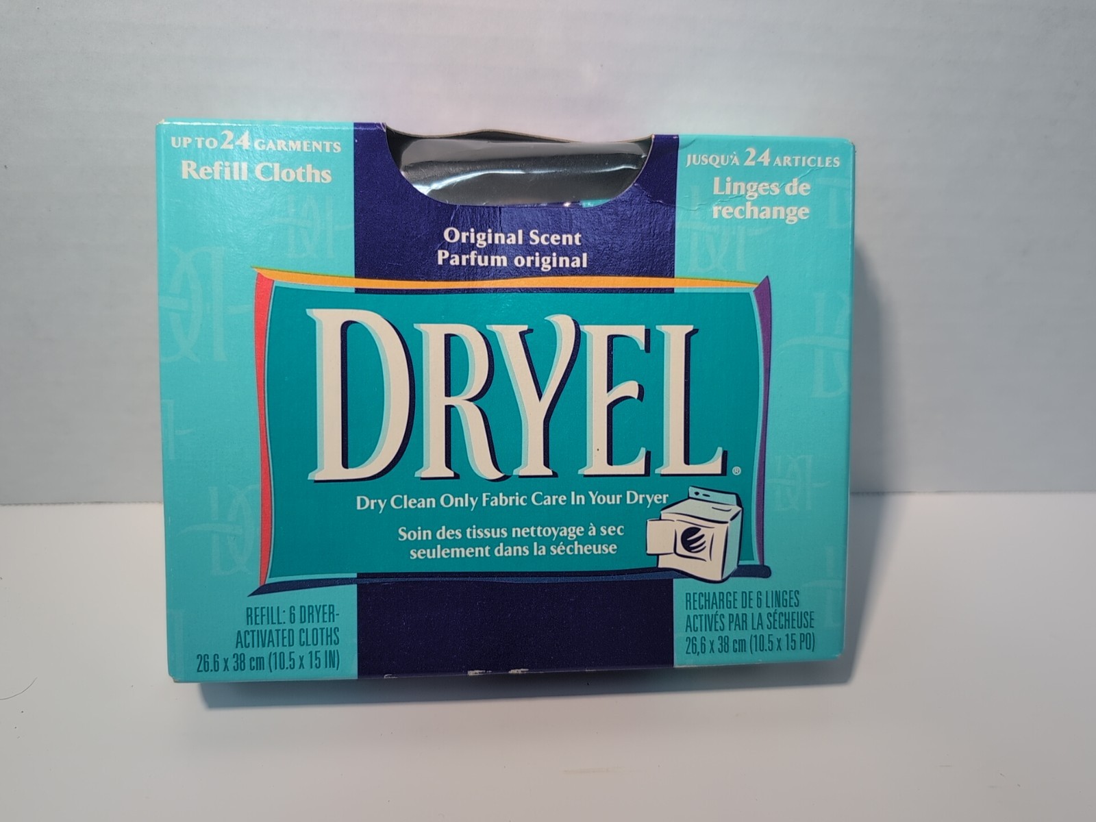 New Dryel Dry Cleaning Original Refill Cloths Discontinued Pack Of 6 24 Garments