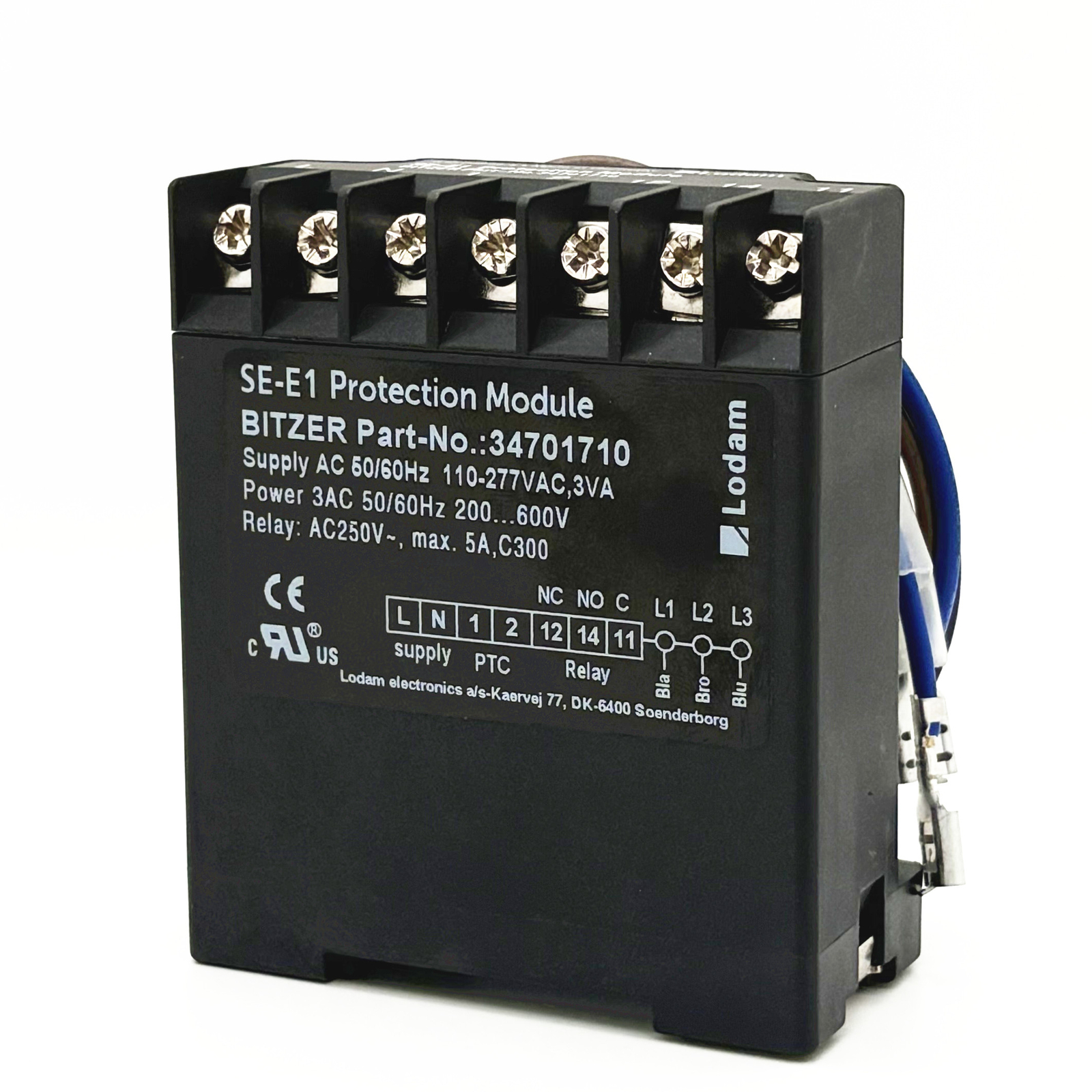 1pcs Lodam SE-E1 Protection Module Bitzer Part-no.34701710