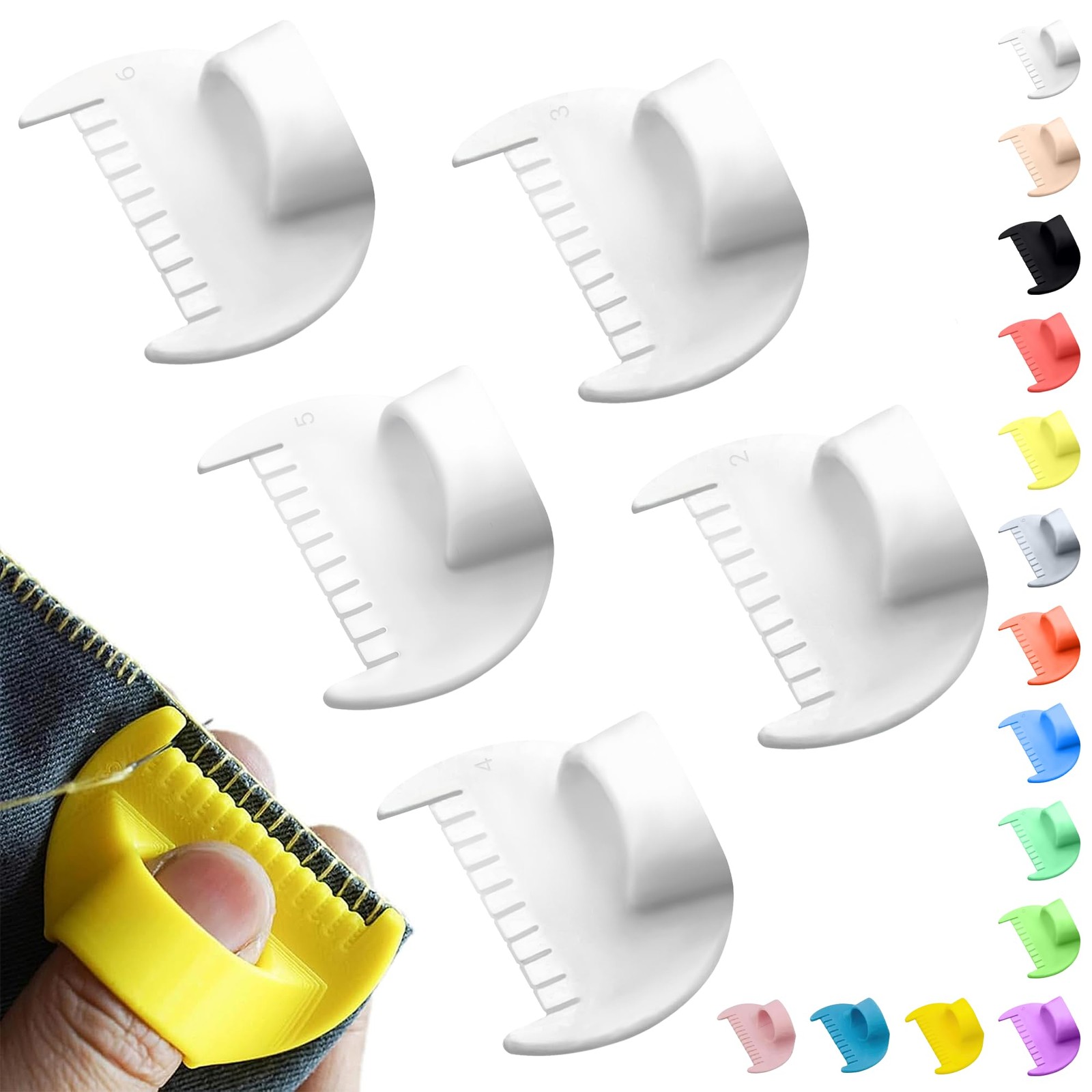 Guía de costura de 2 mm a 6 mm para herramienta de remate bordes costura a mano