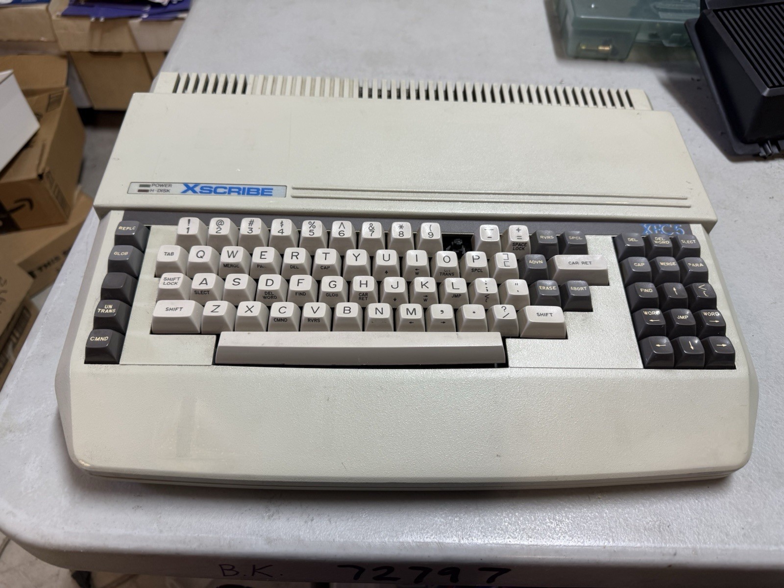 Vintage 1980s XSCRIBE XEC-5 Steno Computer (UNTESTED)