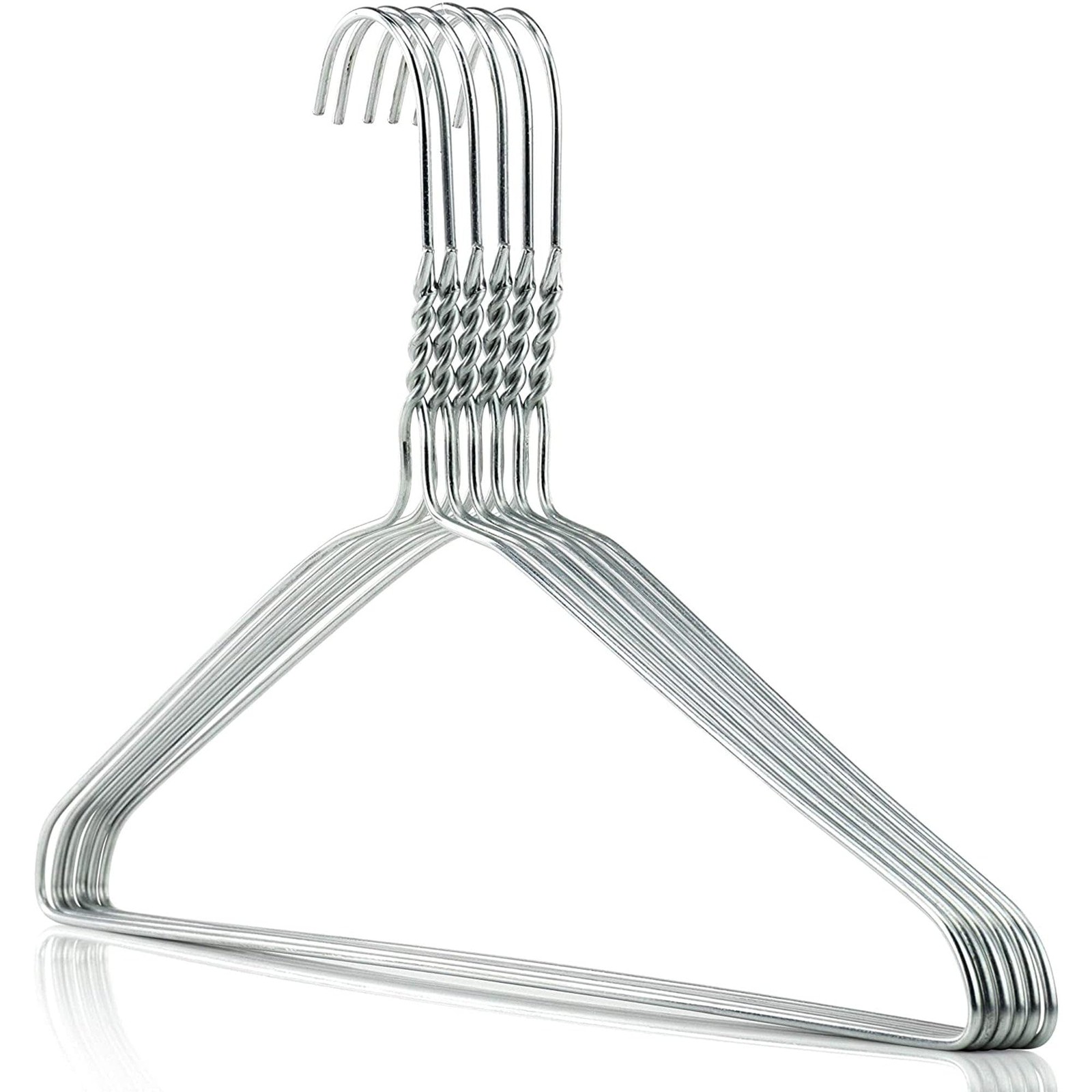 Wire Clothes Hangers - 13pc - Silver