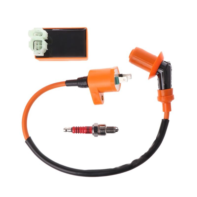 Upgraded Motorcycle Ignition Coil for GY6 50cc 125cc 150cc 2Engine Moped