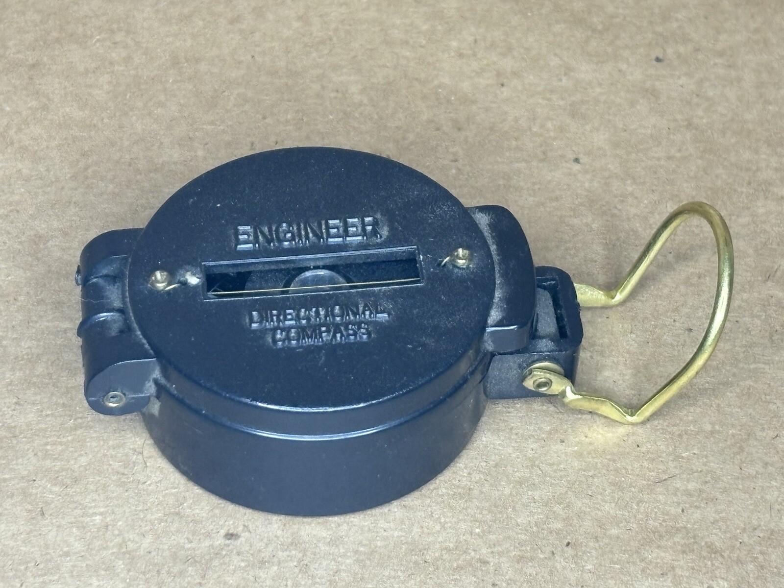 Vintage Engineer Lensatic Survey Directional Compass Made in Taiwan  Pre-owned