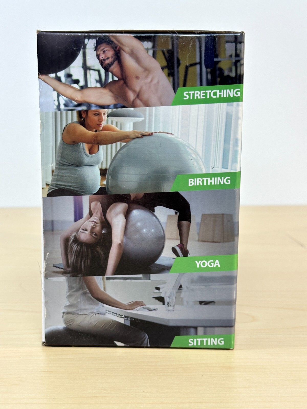 URBNFit Exercise Ball (65 cm) for Stability & Yoga - Workout Guide
