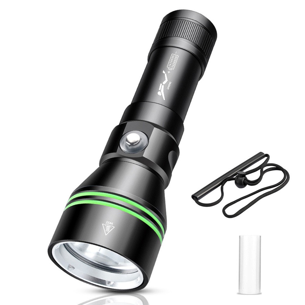 LED Scube Diving Torch P70 Waterproof Outdoor Flashlight for Night Adventures