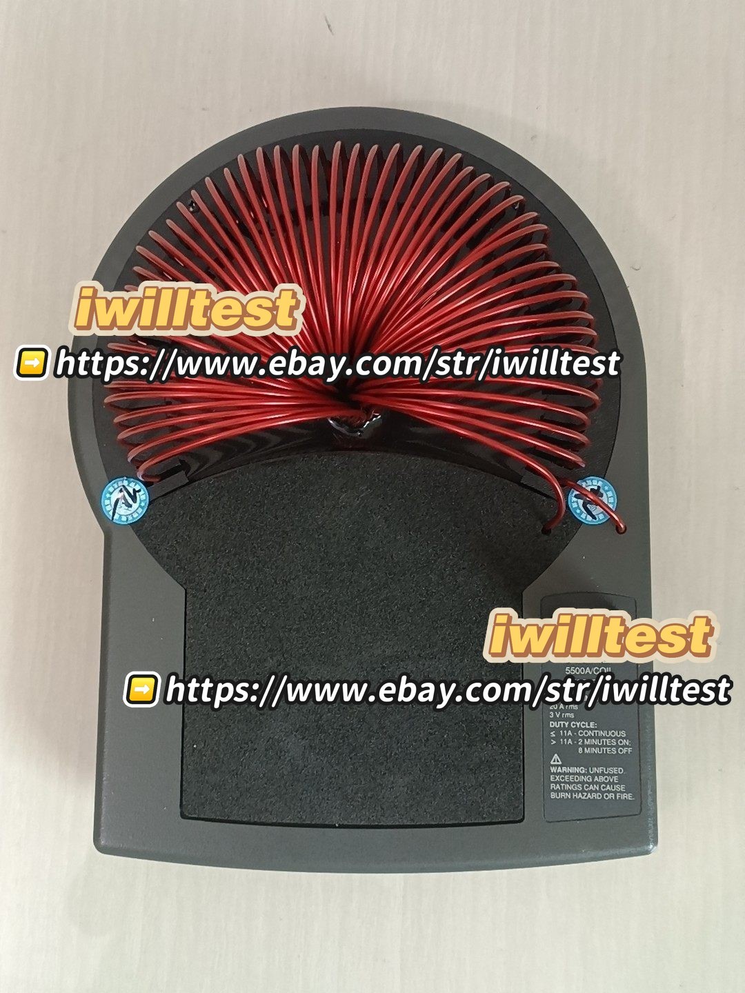 FLUKE 5500A/COIL 50 TURNS MAX.RATING 20A 3V 5500A Coil-50 turns current COIL