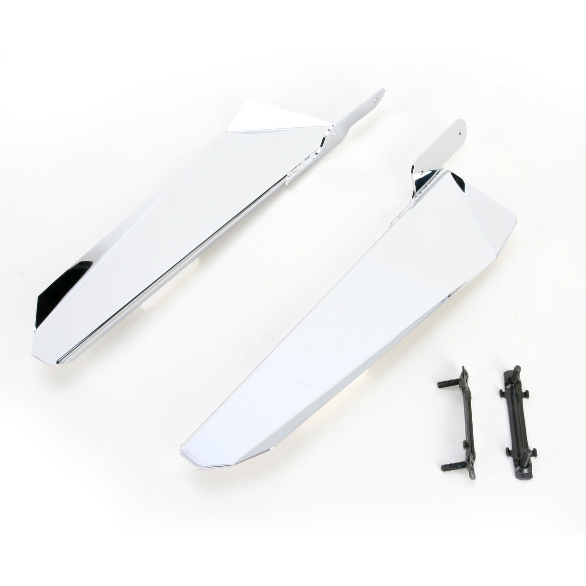 National Cycle 16 in. Chrome Switchblade Windshield Lowers - N76609
