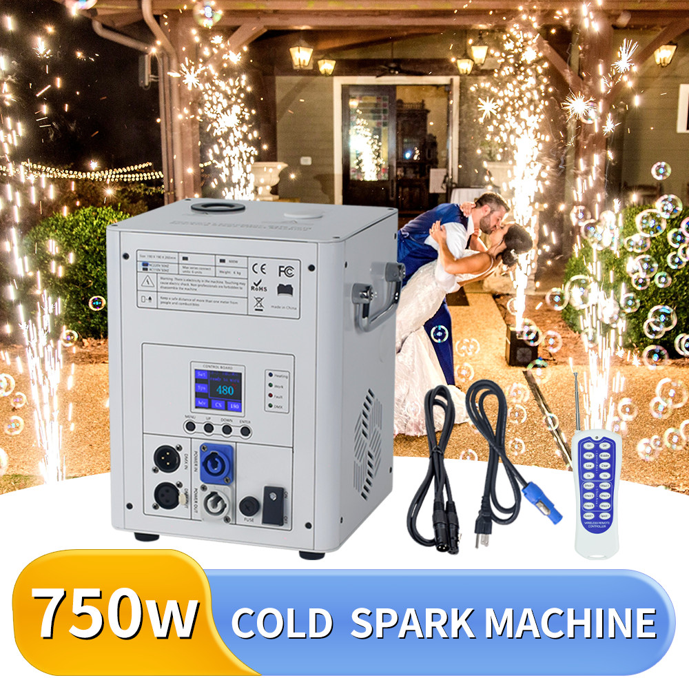 750W Cold Spark Machine Wedding DJ Party Stage Effect Firework Machine