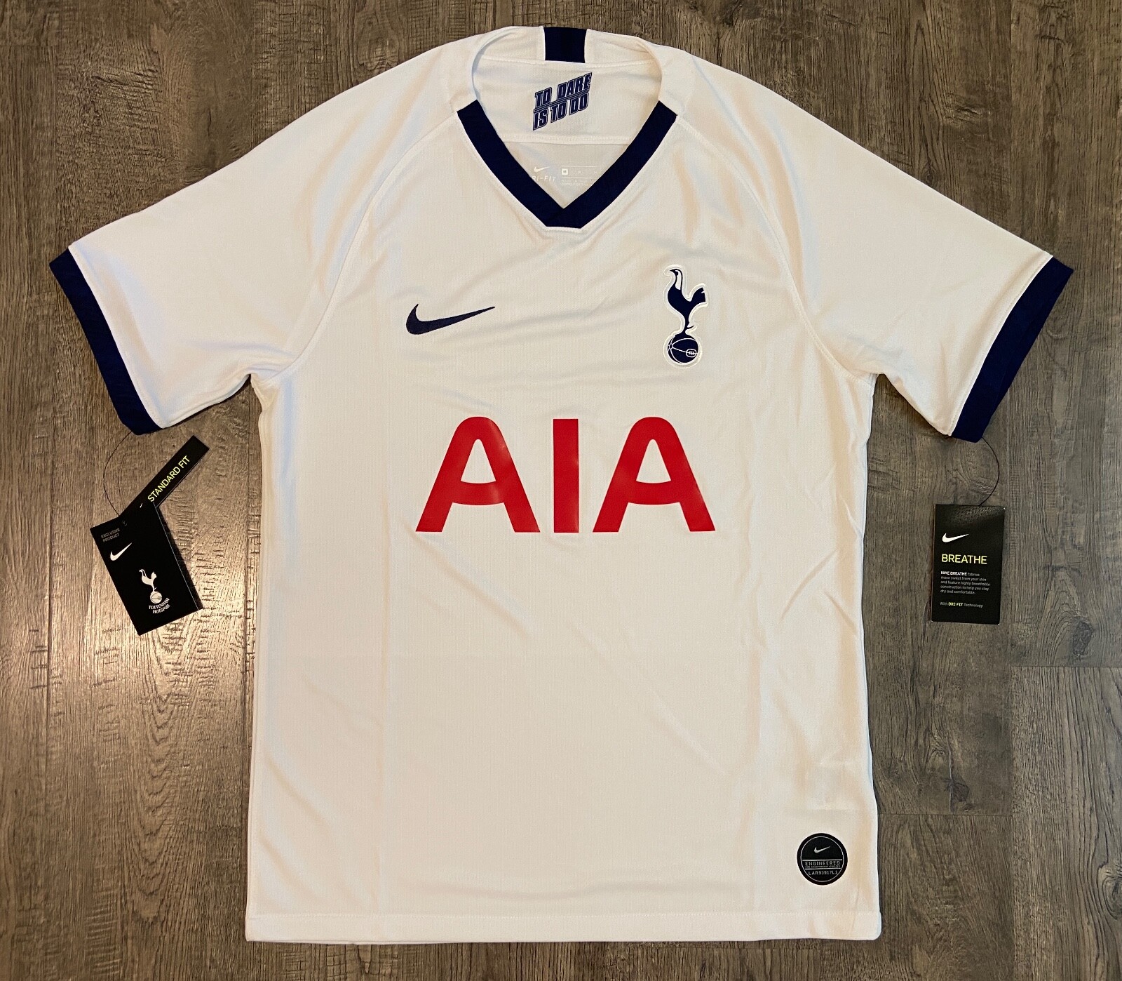 Nike Tottenham Hotspur Home 2019-20 Men's Medium M Soccer White AJ5550-101 $90