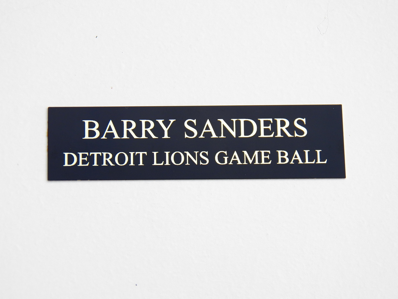 Superbowl Custom Engraved Metal Name Plate Memorabilia Display Collectible Cases