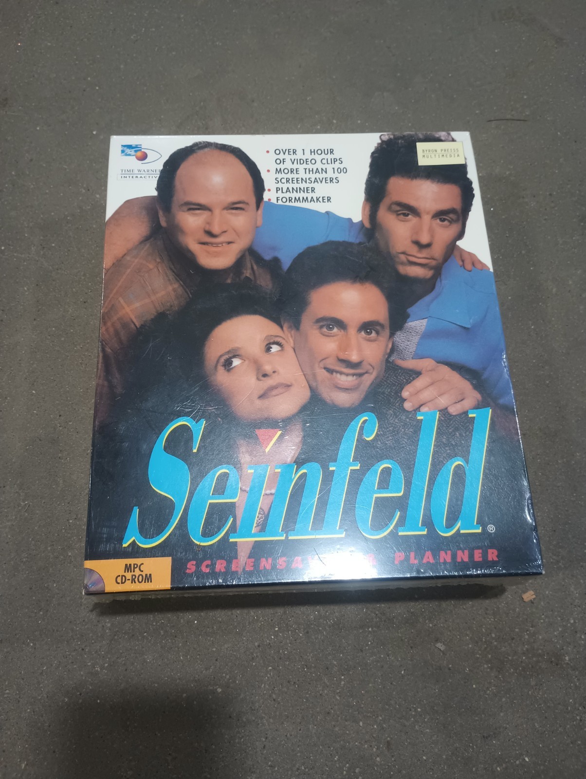 Vtg Sealed Seinfeld CD-ROM Screensaver & Planner 1994 windows 3.1 95 PC Vintage