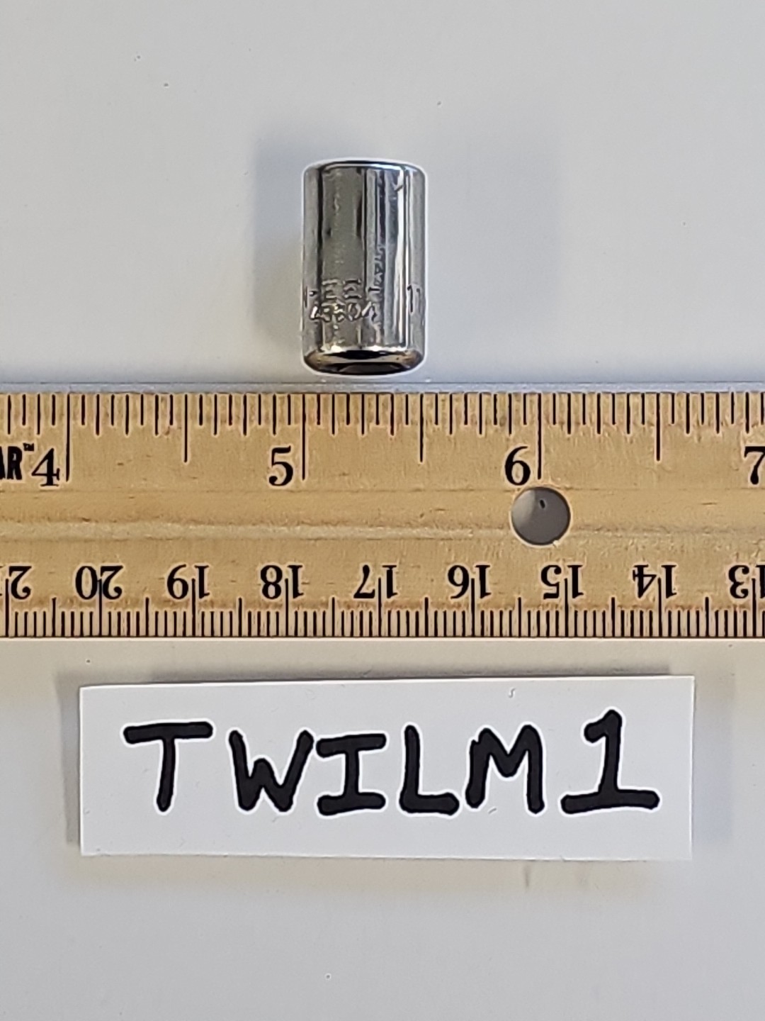 Vintage Craftsman 43604 1/4" Drive 11/32" Shallow Socket 12 Point -EE- USA