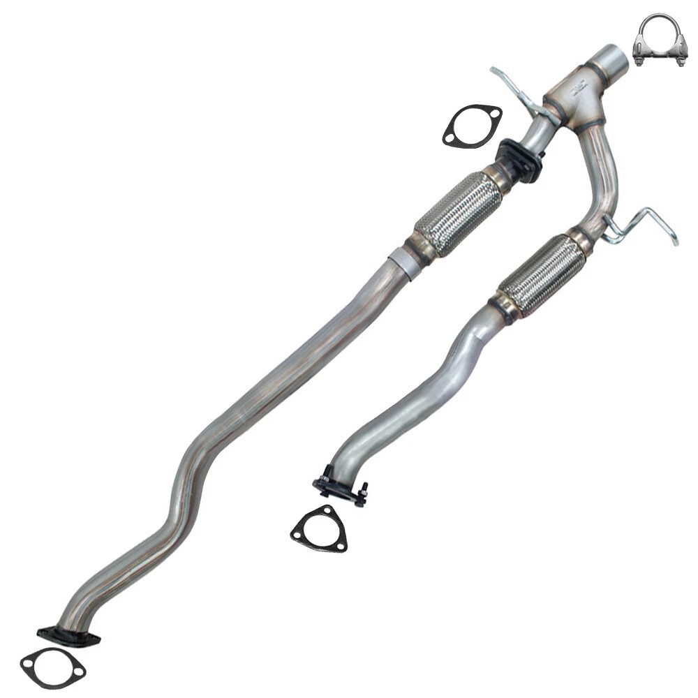 Stainless Steel Front Pipe w/ Flex Y Pipe Kit fits: 2014-2018 Jeep Cherokee 3.2L