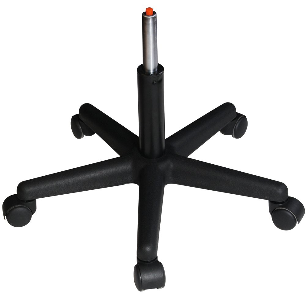 Pneumatic Rolling Massage Stool in Royal Black - Comfort & Style