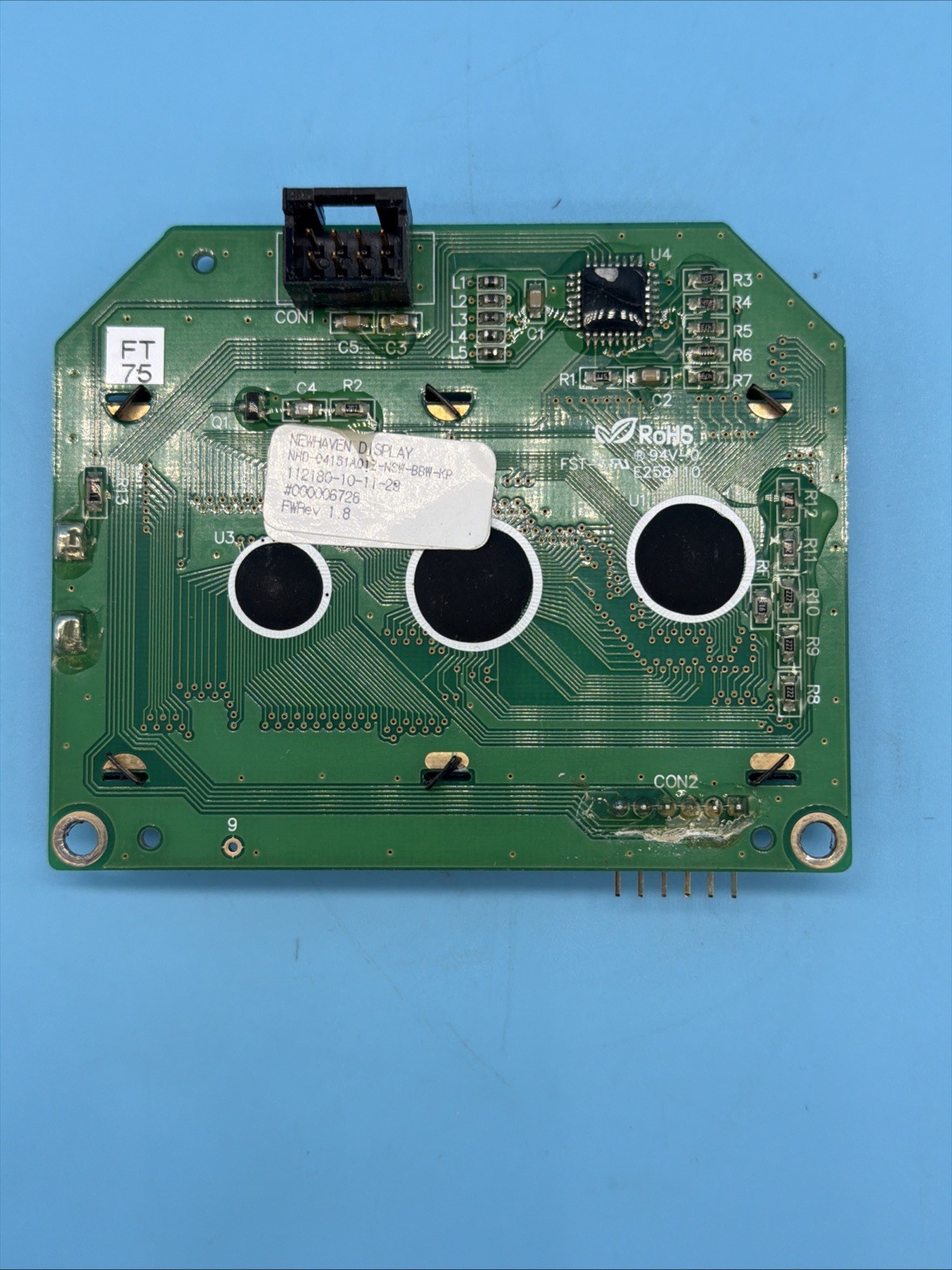 Manitowoc Ice 000006728 LCD Display Board
