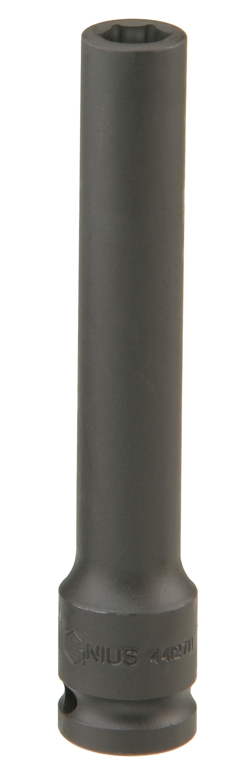 Genius Tools 1/2" Dr. 1/2" Extra-Deep Impact Socket (CR-Mo) - 4612716