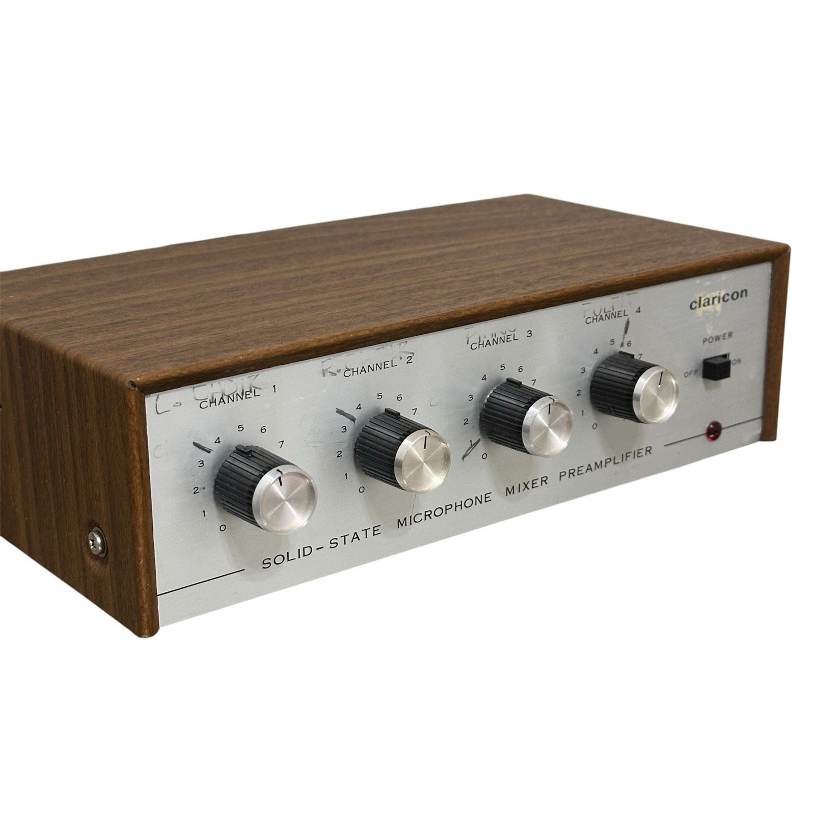 Claricon 44-485 Solid State Microphone Mixer Preamplifier