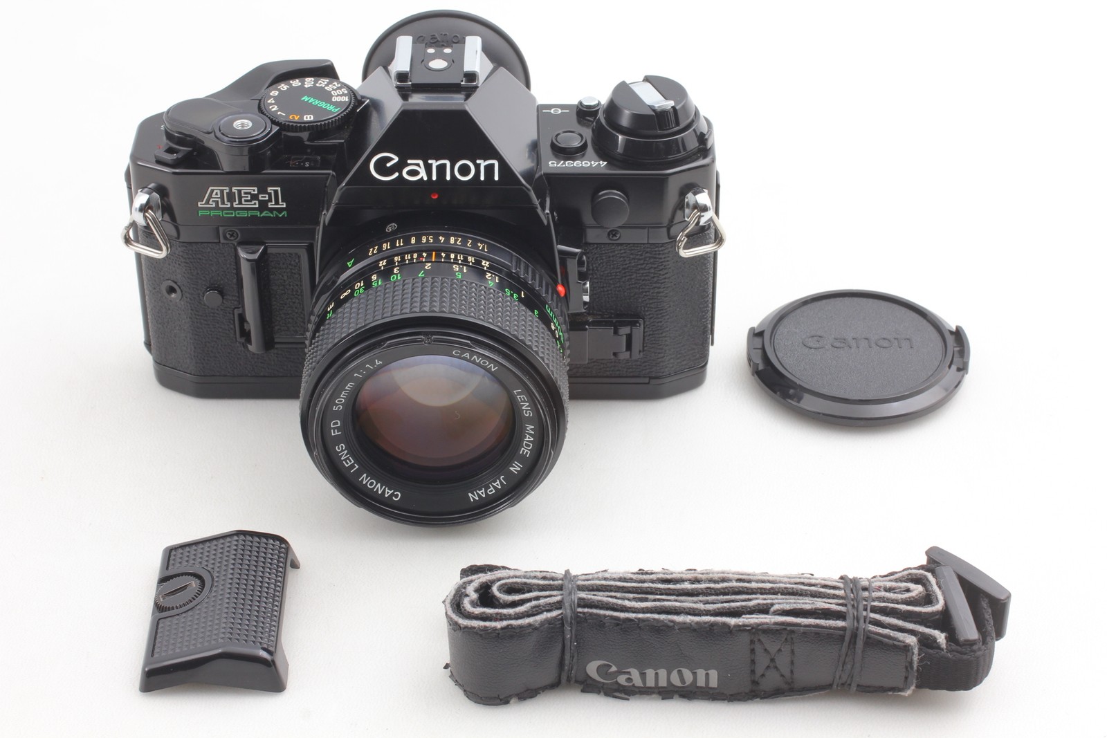 [N MINT] Canon AE-1 P Program 35mm Film Camera + New FD NFD 50mm f1.4 Lens JAPAN