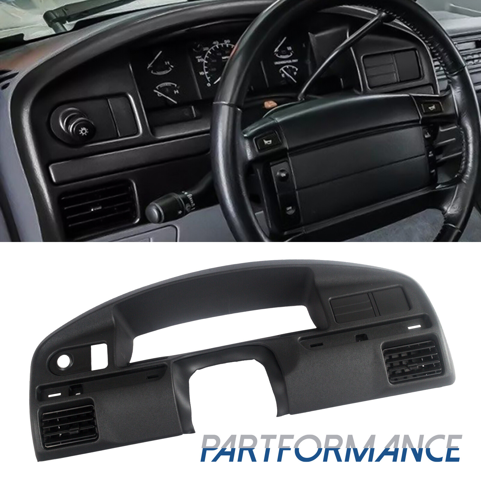Instrument Cluster Dash Bezel Fit 94–97 Ford F150 F250 F350 Gas F4TZ-15044D70-A