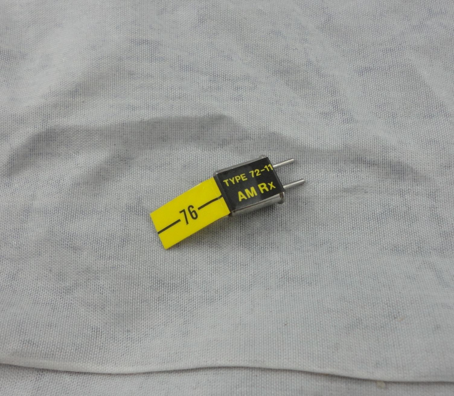 Futaba 75Mhz 72-11 AM Receiver Crystal CH76 Channel 76 75.710Mhz