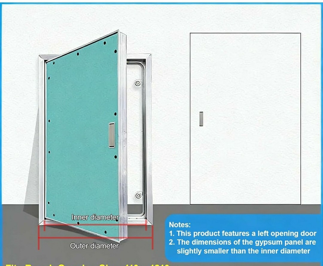 Aluminum Drywall Access Panel Flush Mount Paintable Wall Inspection Door